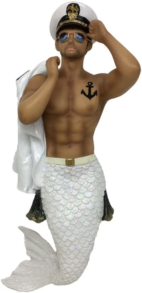 Anchors Away Merman Ornament