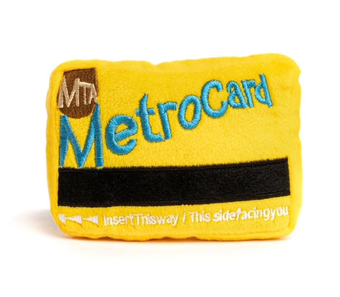 MTA NYC METROCARD DOG TOY