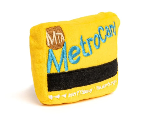 MTA NYC METROCARD DOG TOY