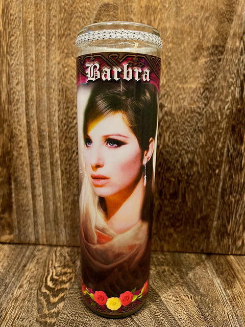 Barbra Streisand Devotional Candle (earring)