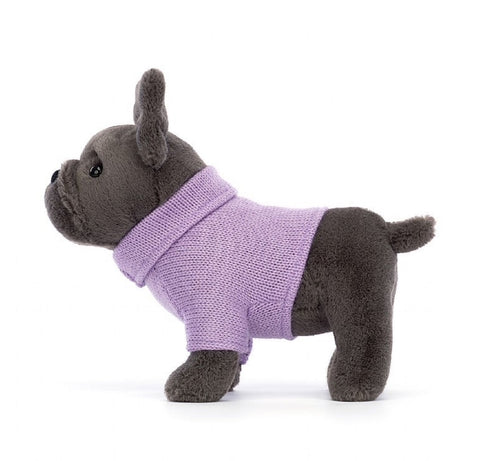 Sweater French Bulldog Purple