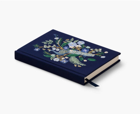 Peacock Embroidered Journal