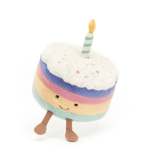 Amuseable Rainbow Birthday Cake