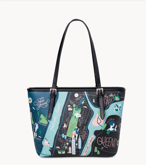 New York City Small Tote Zipper