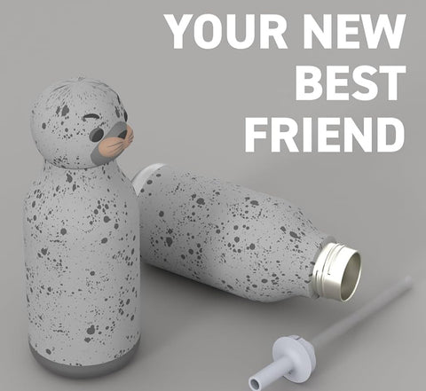 Bestie Water Bottle - Seal