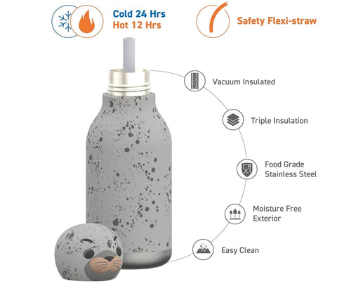 Bestie Water Bottle - Seal
