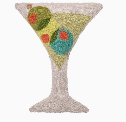 Martini Glass Pillow
