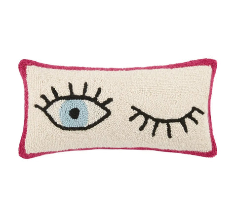 Wink Wink Hook Pillow