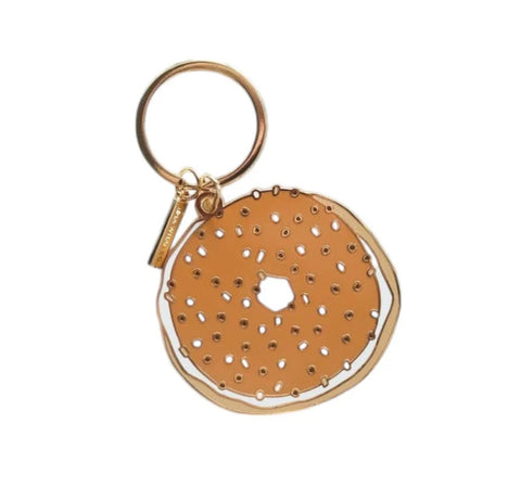 Bagel Keychain
