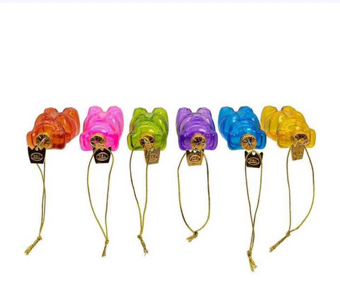 Glass Gummy Bear Ornament Set