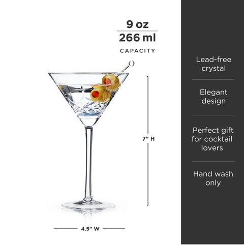 Admiral Martini Glasses Set/2-Glass set/2