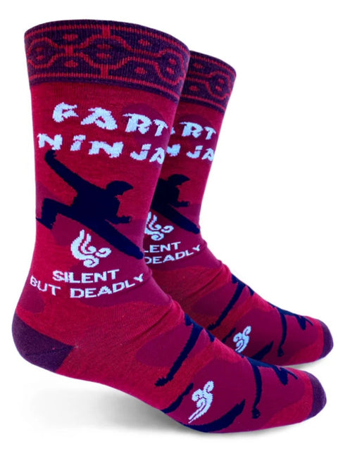 Fart Ninja Mens Socks