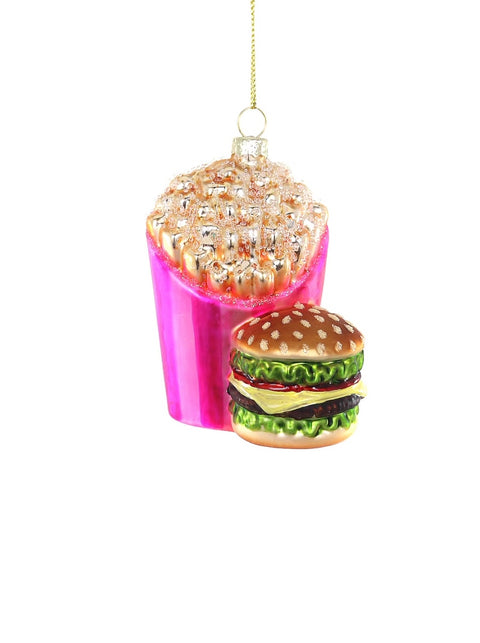 Burger and Fries Ornament