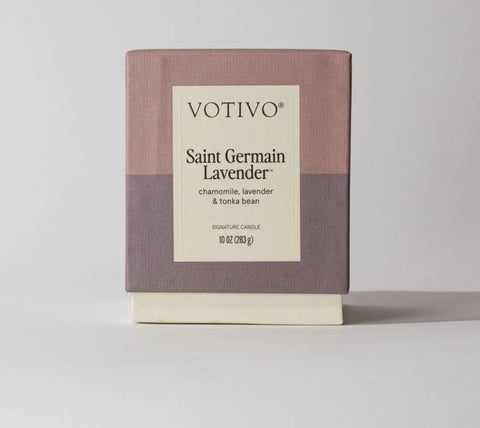 Saint Germain Lavender Votivo Candle 10 oz New Packaging