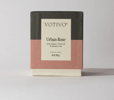 Urban Rose Votivo Candle 10 oz New Packaging