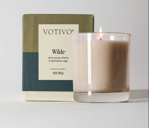 Wilde Votivo Candle 10 oz New Packaging