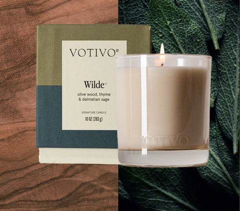 Wilde Votivo Candle 10 oz New Packaging
