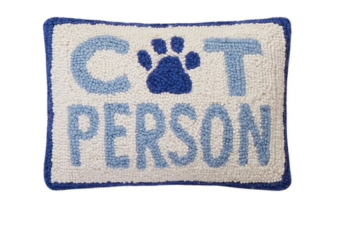 Cat Person Hook Pillow