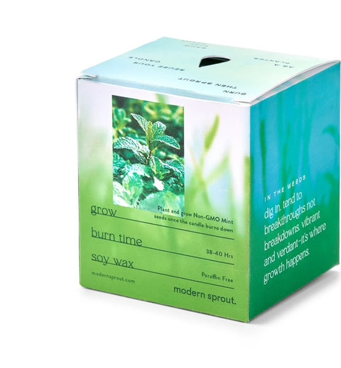 Garden Vibes Candle/Planter - In The Weeds/Mint