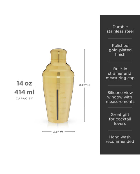 Gold Measured Shaker-Shaker