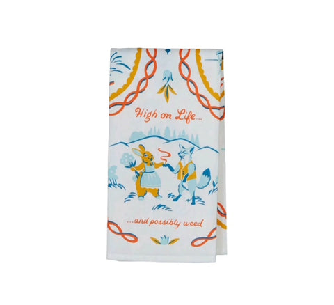 High On Life Dish Towel