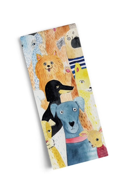 Dog Park Cotton Tea Towel