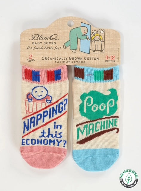 Napping/Pooping Baby Socks