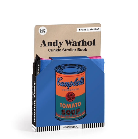 Andy Warhol Crinkle Fabric Stroller Book - Chronicle