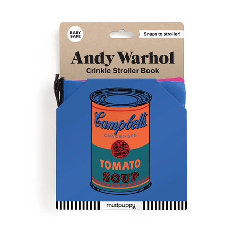 Andy Warhol Crinkle Fabric Stroller Book - Chronicle