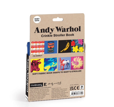 Andy Warhol Crinkle Fabric Stroller Book - Chronicle