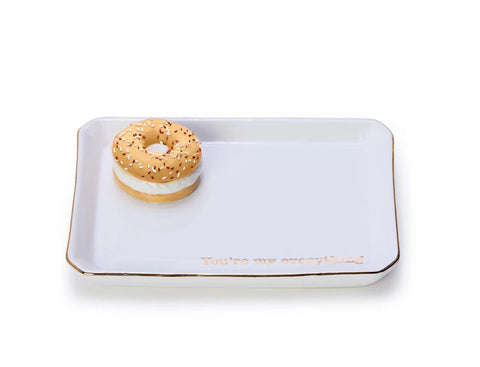 Icon Trinket Tray with Saying in a Gift Box (You're My Everything)