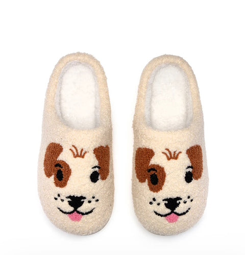 Dog Face Slippers M/L