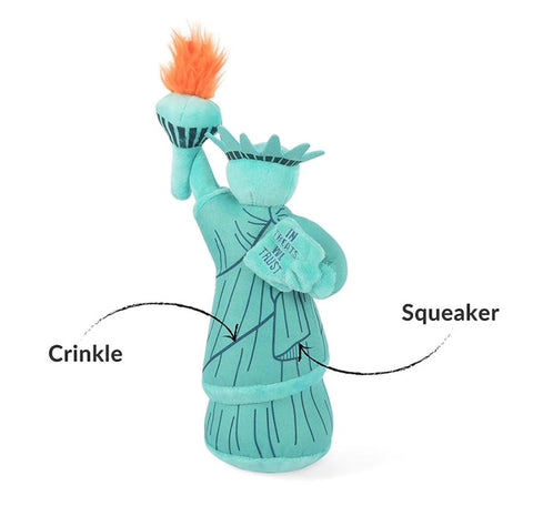 NYC Lady Liberty Dog Toy - Large