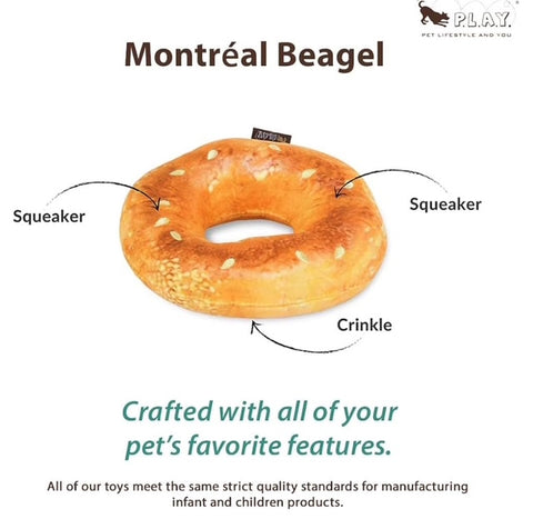 Montreal Bagel Dog Toy