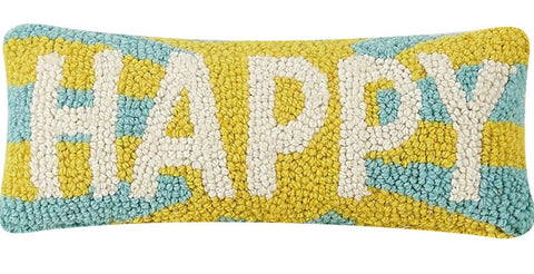 Happy Hook Pillow