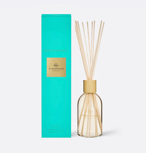 Lost In Amalfi Glasshouse Diffuser 8.4 oz. "Sea Mist"