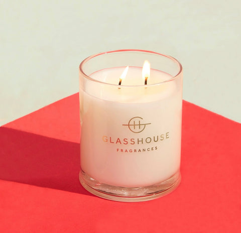 I'll Take Manhattan 13.4 Oz. Glasshouse Candle "Orchids & Blood Orange"