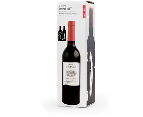 Wine Bottle 3pc Accessory Kit - Small