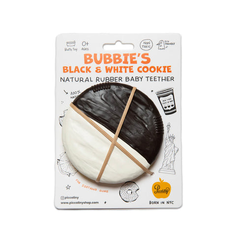 Bubbies Black & White Cookie Teether