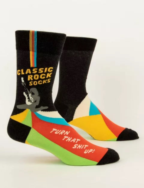 Blue Q Mens Socks Classic Rock