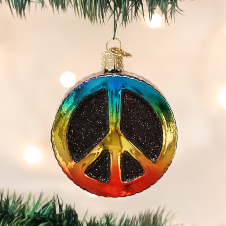 Peace Sign Ornament