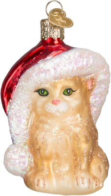 Santa's Kitten Ornament