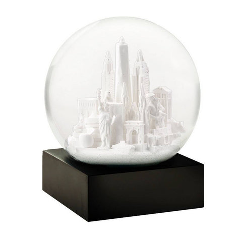 NYC White Snow Globe