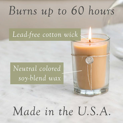 Teak Votivo Candle