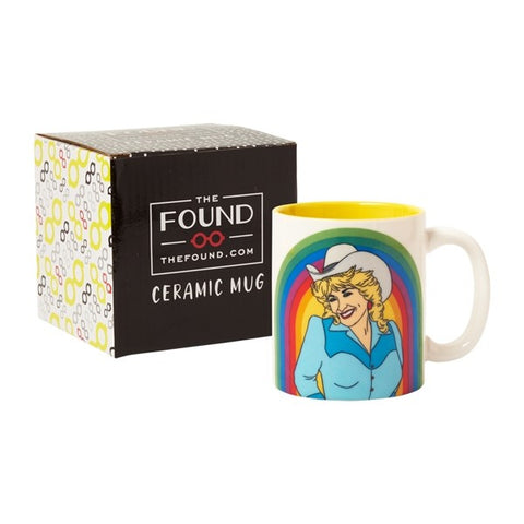 Dolly Parton Rainbow Mug