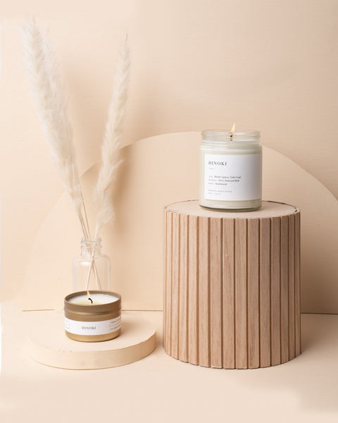 "Hinoki" Minimalist Candle