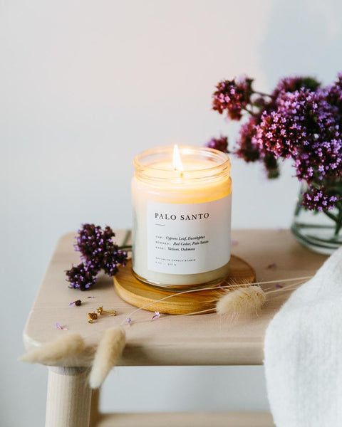 "Palo Santo" Minimalist Candle