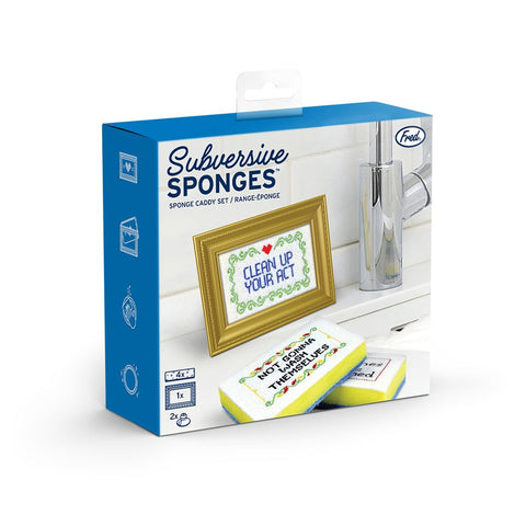 "Subversive" Sponges Set/4