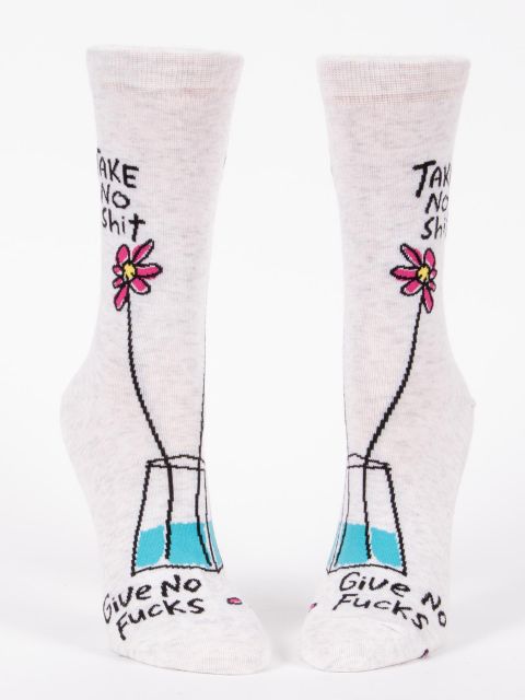 "Take No Shit Give No Fucks" W-CREW SOCKS