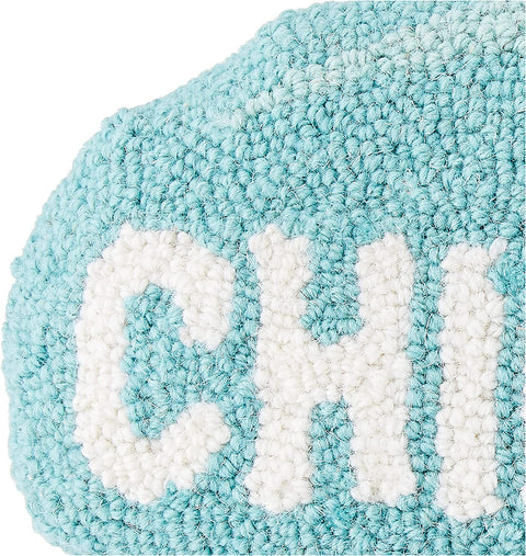 Peking Handicraft Chill Pill Hook Pillow Turquoise